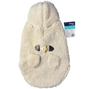 NWT Frisco Sherpa Fleece Dog Jacket Medium Cream Plush Winter Coat Warm Cozy